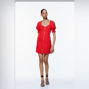 Red nwt Zara summer dress
